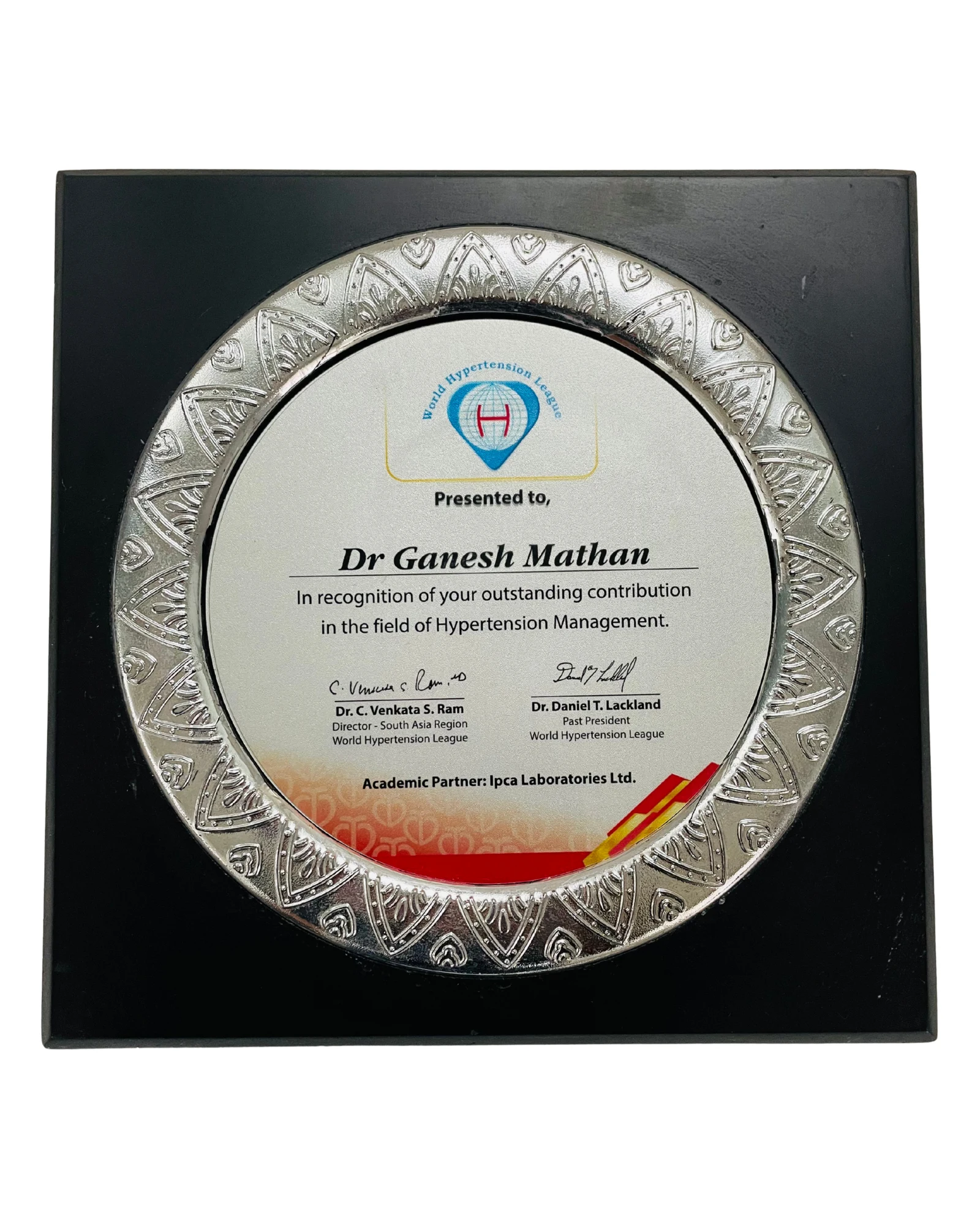Dr. Ganesh Mathan - Certificate & Award 18
